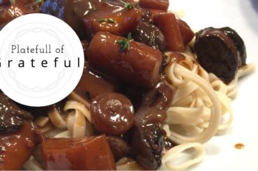 BEEFLESS BOURGUIGNON  | Series 1: Healthifying French Recipes