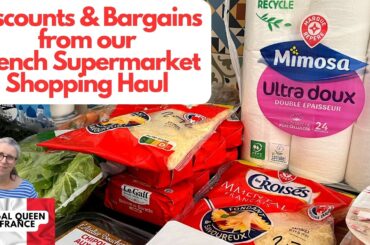 Discounts & Bargains from our French Supermarket #savemoney #supermarkethaul #frenchsupermarket