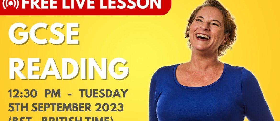 GCSE Reading exercise - Free Full French Lesson!