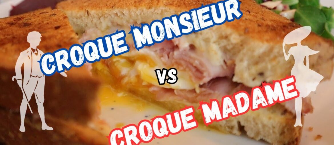 Trendy Paris style Croque Monsieur recipe - A quick & delicious French warm sandiwch