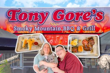 Tony Gore's Smoky Mountain BBQ & A French Bulldog? Best Ribs! Best Mozzarella Sticks! Sevierville