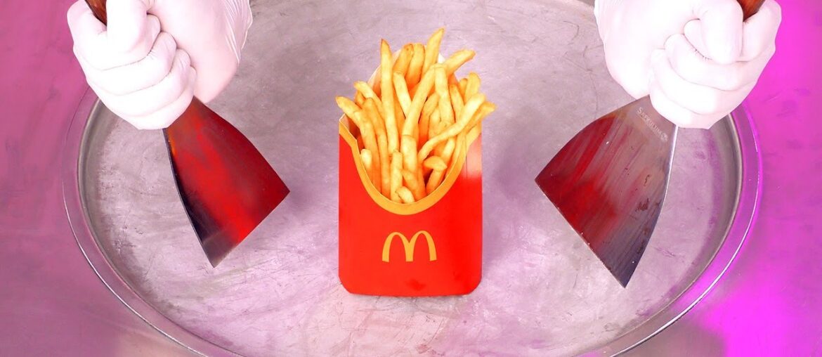 McDonalds Recipe – how to make Ice Cream out of French Fries | Fast Food ASMR McDonalds Recipe - how to make Ice Cream out of French Fries | Fast Food ASMR
