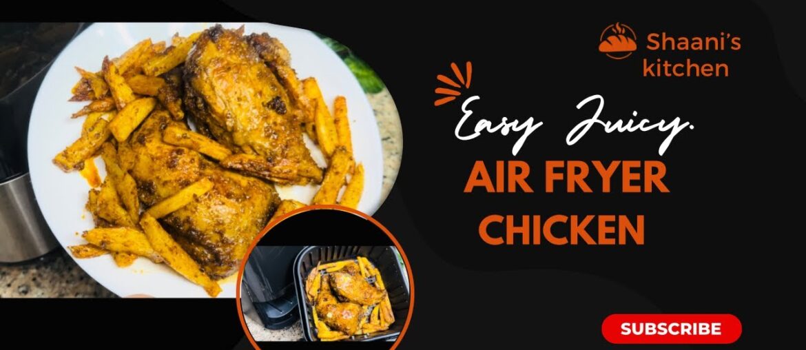Easy Juicy Air fryer Chicken And French Fries Recipes| Healthy Dinner Recipes | Chicken Recipes