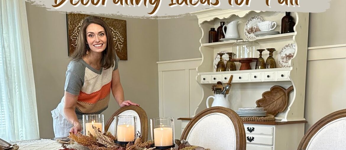 COZY FALL DECORATING IDEAS | DINING ROOM DECORATE WITH ME | AUTUMN DECOR | DINING ROOM MINI-TOUR COZY FALL DECORATING IDEAS | DINING ROOM DECORATE WITH ME | AUTUMN DECOR | DINING ROOM MINI-TOUR