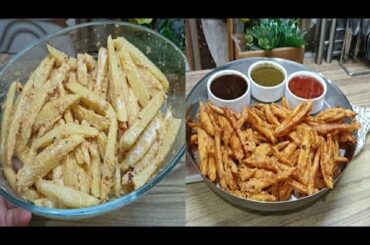 Street Style French Fries Recipe | How to Make Crispy French Fries | Masala Chips Recipe in Urdu
