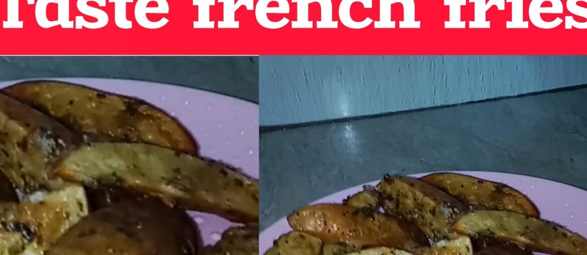 taste french fries recipe| how make a difference style french fries #youtube  rose home kitchen