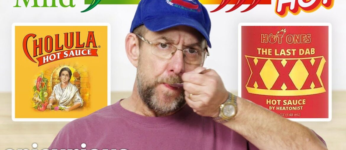 Pepper Master Ed Currie Tries 32 Hot Sauces | Epicurious