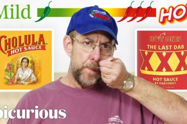 Pepper Master Ed Currie Tries 32 Hot Sauces | Epicurious