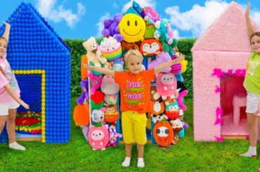 Chris and his friends decorate playhouses for kids