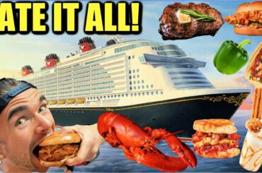 ALL YOU CAN EAT CRUISE SHIP FOOD CHALLENGE - I ATE EVERYTHING ON BOARD! ROYAL CARIBBEAN CRUISE FOOD