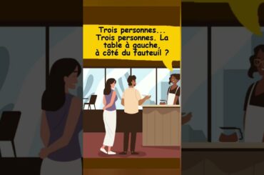 French Restaurant Conversation: Learn Prepositions of Location