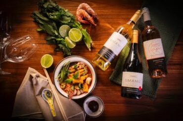 UMAMU Estate Wine Pairing with Curry Laksa