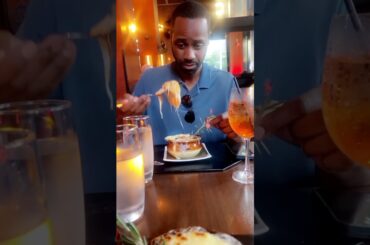 Steak, French onion soup, and tiramisu for dinner during restaurant week!