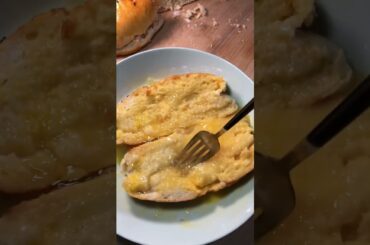 French toast from homemade bread #asmr #shortsfeed #cooking