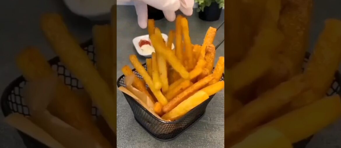 Crispy Fries recpie| crispy fries bnane ka tariqa | Crispy fries at home| Tea time snack | #shorts