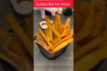 Crispy Fries recpie| crispy fries bnane ka tariqa | Crispy fries at home| Tea time snack | #shorts