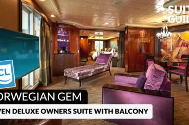 NCL Gem | Haven Deluxe Owner's Suite with Balcony Tour & Review 4K | Norwegian Cruise Lines