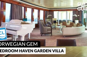 NCL Gem | Haven 3 Bedroom Garden Villa Tour & Review 4K | Norwegian Cruise Lines