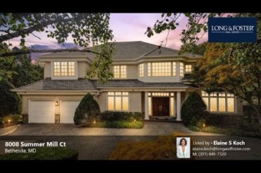 Sale: 5 Beds - 5 Baths - 6391 sq ft - Bethesda - MD [$2,249,999] MLS #: MDMC2104430