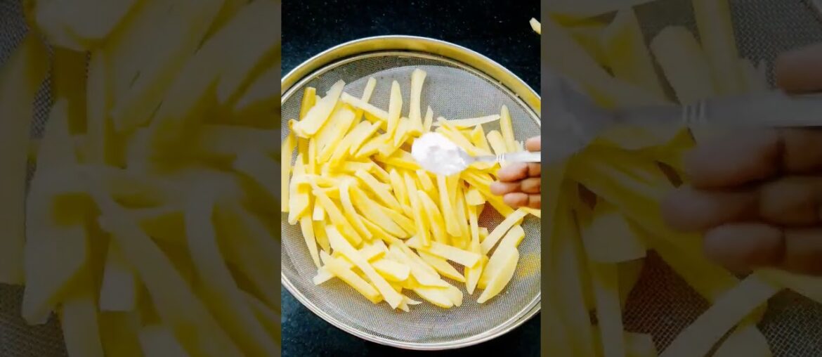 Jab Chai Pe Khaana Ho Snacks, Tab Banaiye Ye French Fries#shorts