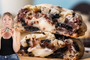 Cookies Packed with Oreos and Stuffed with Cheesecake