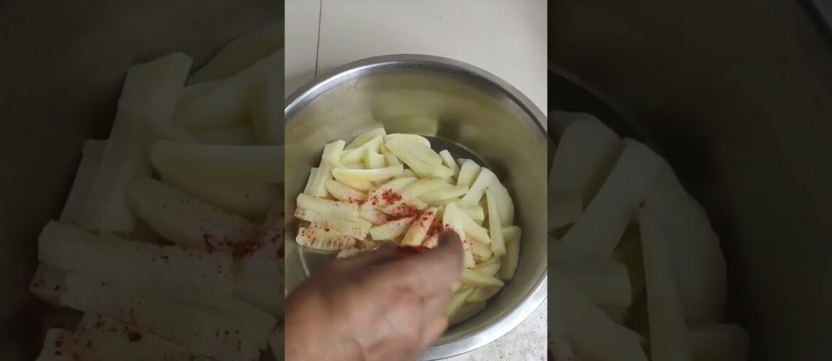 crispy french fries recipe |  snacks #youtubeshorts #shortvideo