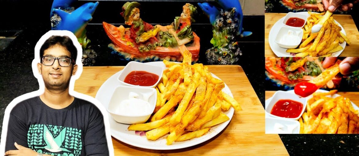 French fries with dips – Crispy French fries – french Fries – French fries recipe#frenchfries French fries with dips - Crispy French fries - french Fries - French fries recipe#frenchfries