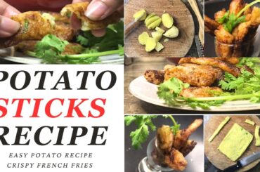 Easy Potato Recipe Potato Sticks Recipe Crispy French Fries