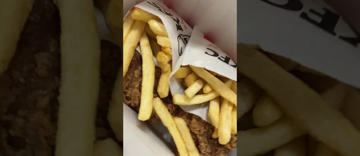 YUMMY FRENCH FRIES WITH CHICKEN #shortvideo #trending