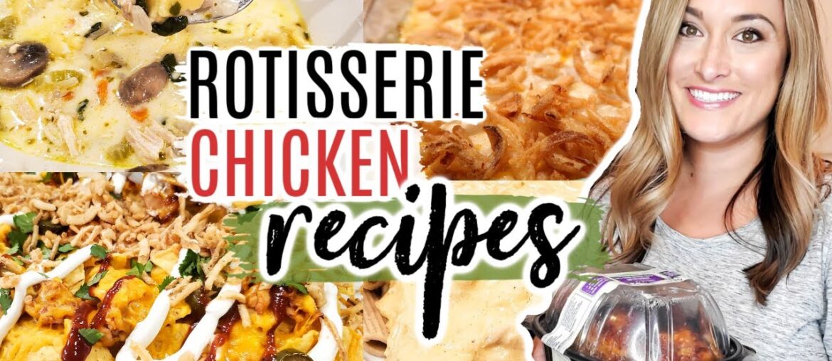 ROTISSERIE CHICKEN DINNER IDEAS | 4 EXTREMELY FAST AND EASY DINNER RECIPES | Cook Clean And Repeat ROTISSERIE CHICKEN DINNER IDEAS | 4 EXTREMELY FAST AND EASY DINNER RECIPES | Cook Clean And Repeat