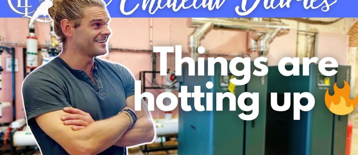 The MASSIVE BOILERS are finally INSTALLED at the Chateau! | The Daily Diaries