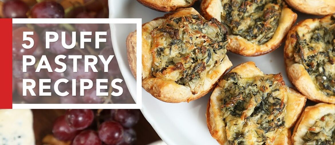 5 Puff Pastry Recipes | Quick & Easy Appetizers