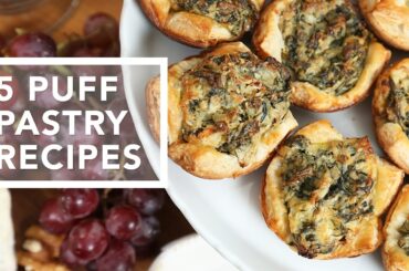 5 Puff Pastry Recipes | Quick & Easy Appetizers