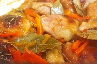 Poulet à l'orange sicilien