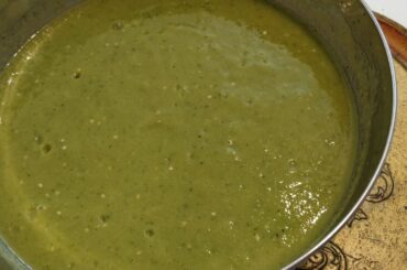 Gaspacho de tomates vertes à la menthe