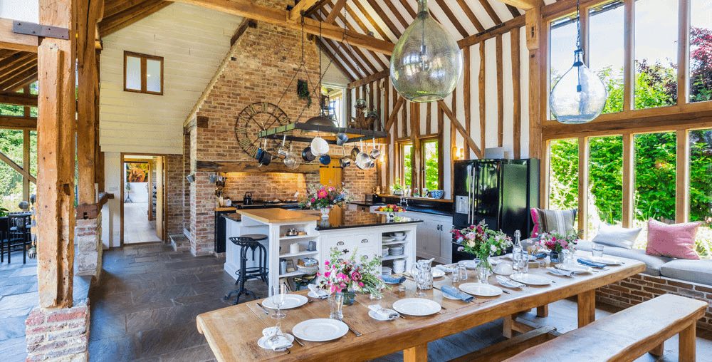 18th Century Converted Barn in Buckinghamshire, England [1000x700]