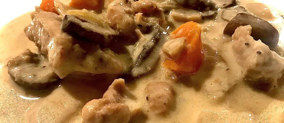 poulet au cidre et à la creme