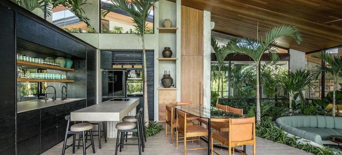 Kitchen and dining in Las Calitas Villa [1121 x 747] Canggu, Bali