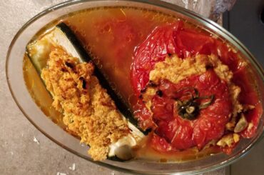 À midi j'ai fait des farcis...