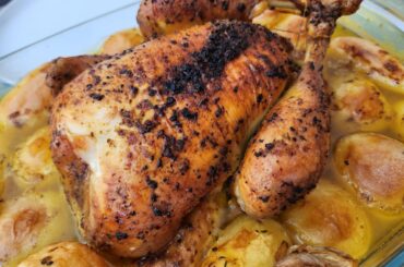 Mon poulet rôti du dimanche, laqué au beurre et aux épices cajun