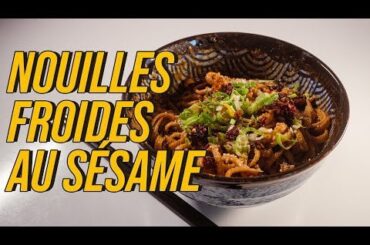 Nouilles froides au sésame