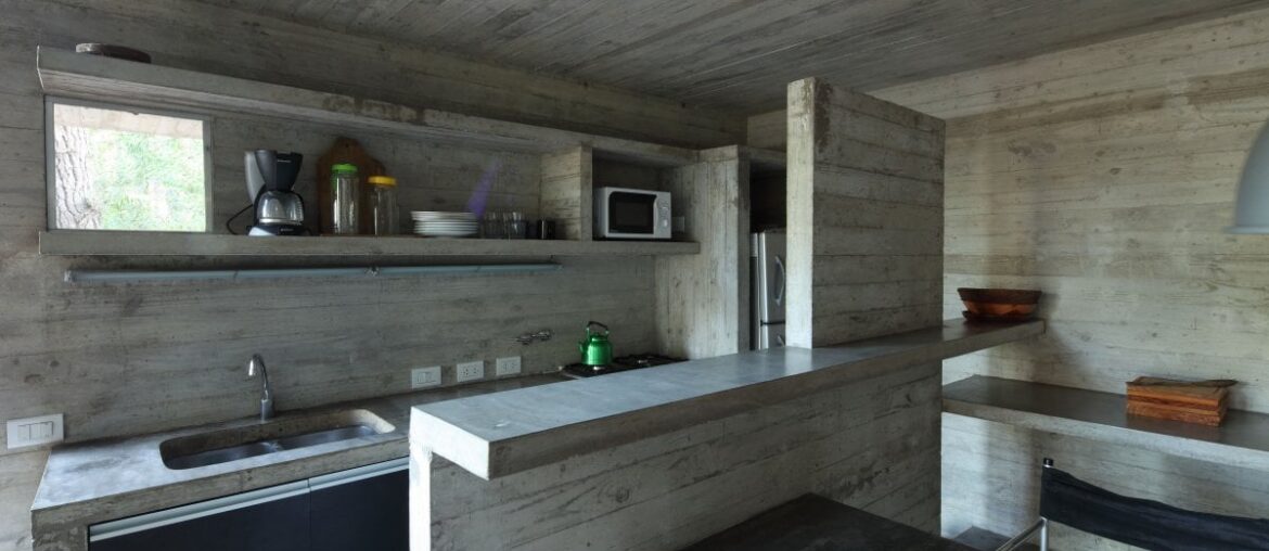 Franz House - Concrete Kitchen