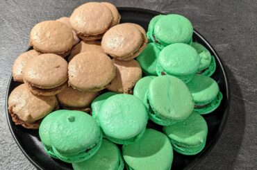 Macarons chocolat menthe & chocolat