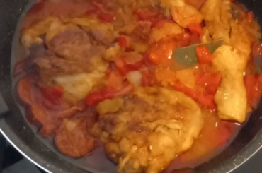 Poulet au chorizo du dimanche