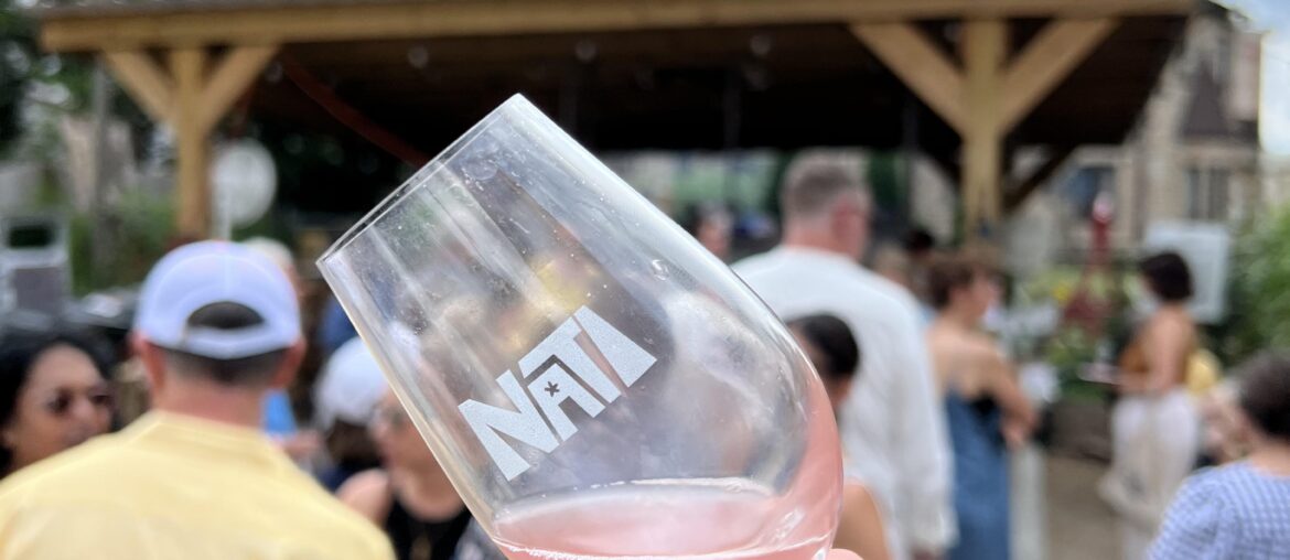 A scene from Nati Wine Fest yesterday in Cincinnati, Ohio.