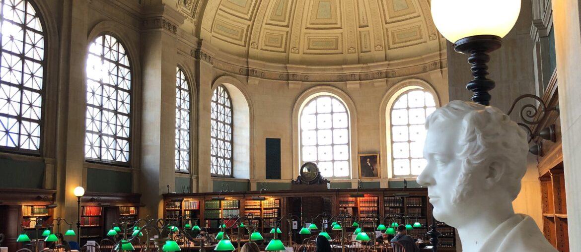 The Boston Public Library [3024x4032]