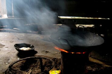 Small cooking fire in South Korea