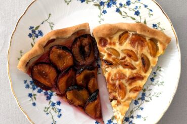 Tartes aux prunes et aux mirabelles, faites par Madame ce week-end
