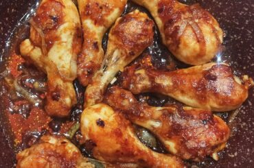 Poulet sauce sucrée-piquante en surprise pour mon copain fan de poulet :)