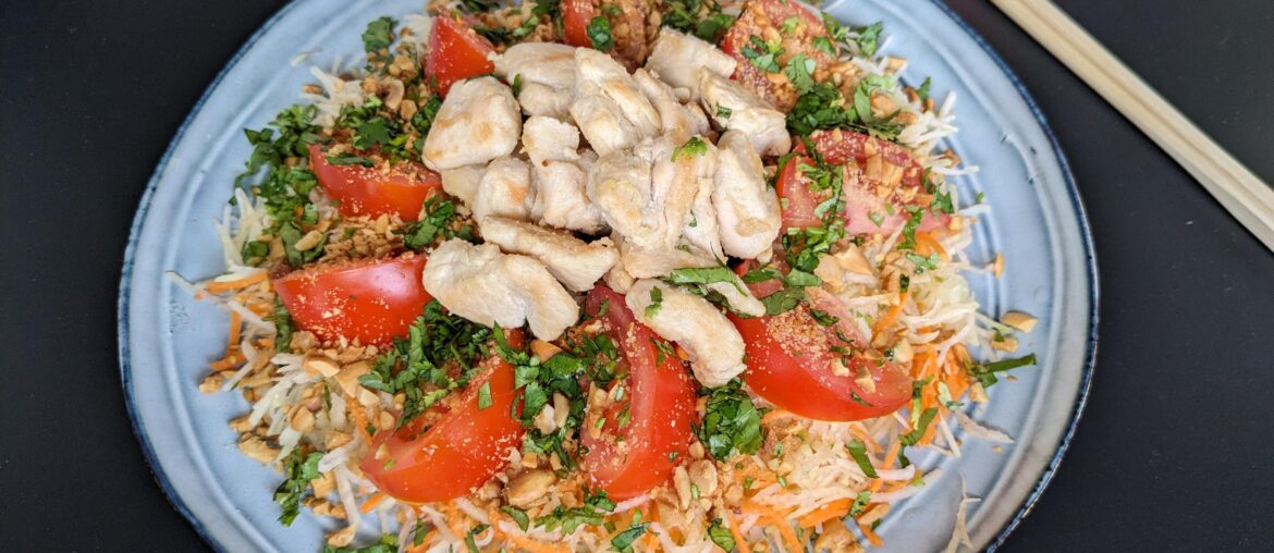 Salade de papaye verte (recette thaï).